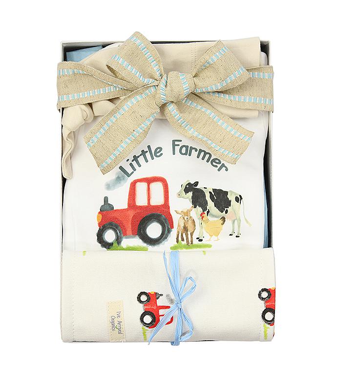 Organics Gift Box in Blue Tractor